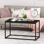 FURINNO Camnus Modern Living Coffee Table, Americano, 15.74 in x 30 in x 17.51 in