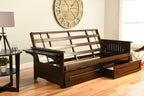 Kodiak Futons Full Size Futon in Espresso Finish, Brown