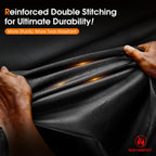 Rocking Chair Cover, Waterproof 420D Cover for Sensory Rocking Chair, Dustproof Protector with 2 Buckles, Drawstring, Handles, Air Vents - 33.86" L x 16" W x 20" H, Black