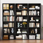6-Tier Bookshelf, Modern Open Bookcase,6 Shelf Display Storage Shelves Floor Standing, 71 inches Tall Shelves for Home Office, Black