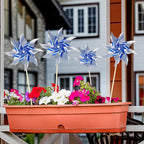 10 Pack Reflective Pinwheels for Yard and Garden, Wind Spinners Outdoor Bird Scare Devices, Sparkly Windmills for Garden Decor Scare Birds Away Garden Wind Spinners for Outside Patio Garden