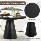 ERYE Wooden Round Dining Table Stable for Home Apartment, Contemporary Round Dinner Table with Natural Wood Grain Variation, Easy to Assemble, 44"