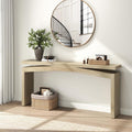 Epecoya 63 Inch Console Table for Entry Way Modern, Light Tan Wood | Farmhouse Entrance Tables Narrow Long, Wooden Couch Table Behind Sofa for Entryway, Living Room
