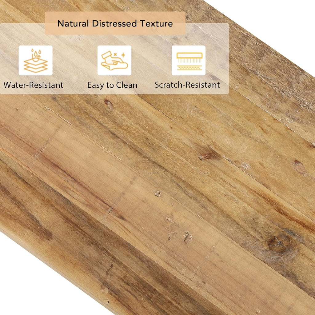 HOKYHOKY Reclaimed Solid Wood Console Table, 59" Long Entryway Table | Rectangular Couch Tables Behind Sofa, Farmhouse Accent Tables, Hallway, Entrance, Foyer, Living Room