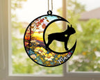 Personalized Dog Memorial, Custom Name Boston Terrier Dog Christmas Ornament with Name, Custom Breeds, Pet Loss Light Catcher, Gifts for Lovers Loss of Pet Sympathy on Mothers Day Christmas