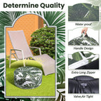 Cinnvoice 2 Pcs Inflatable Outdoor Ottoman Pouf Waterproof Round Footrest with Handle D21 x H9 Inch Indoor Outdoor Portable Footstool for Patio Garden Camping or Home Pool(Leaf)