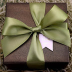 Olive Green Solid Satin Ribbon 2 Inch 25 Yards Solid Polyester Fabric Ribbon for Gift Wrapping Wedding Christmas Baby Shower Birthday Party Decoration Handmade Immortal Flower Craft