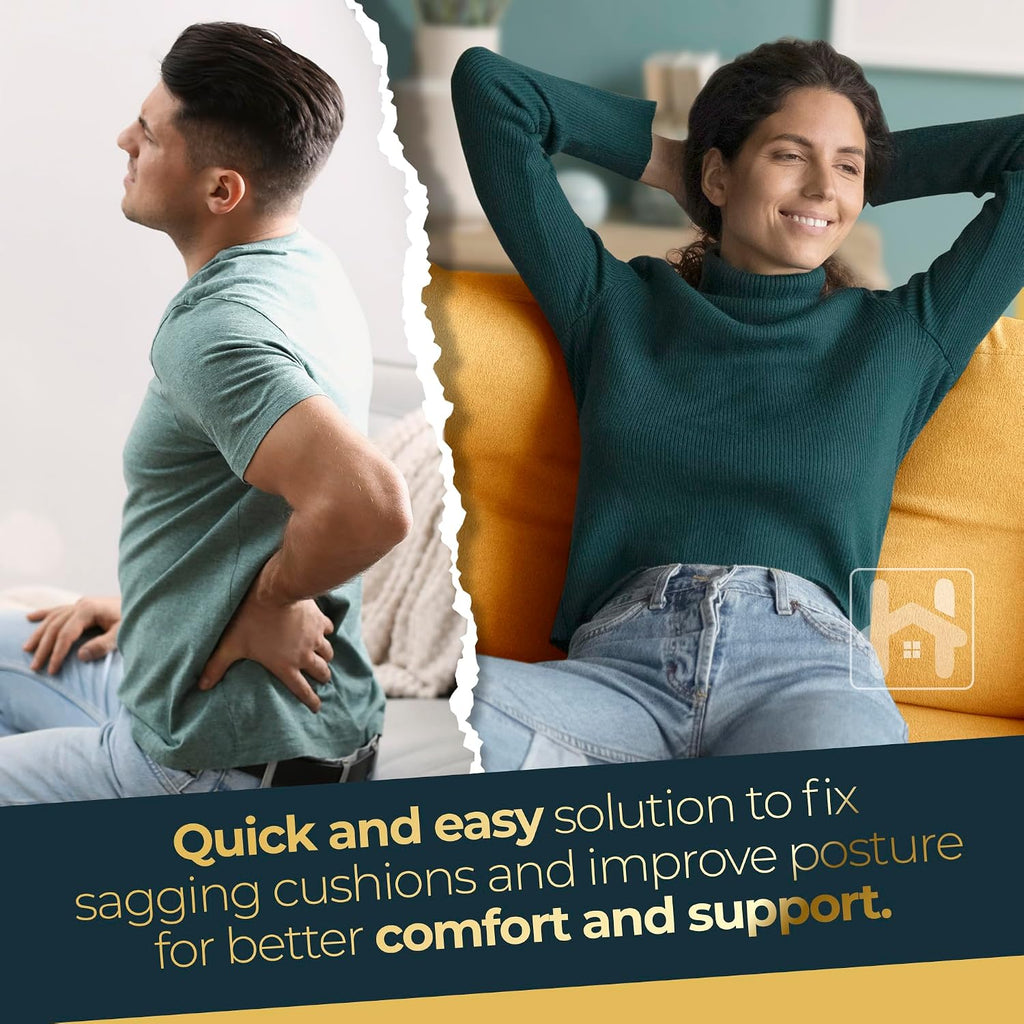 Golden Home Essentials Heavy Duty Couch Support for Sagging Cushions – 25in x 72in Extra Wide Sofa Cushion Board - Anti-Slip Sofa Cushion Support Board | Breathable Material