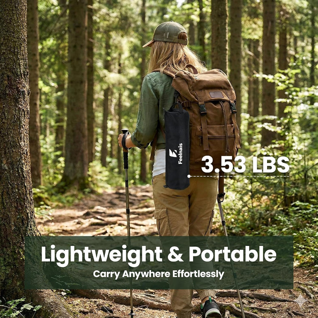 Portable Camping Chairs for Adults, Comfy Folding Camp Chair | 3.5 lbs Lightweight, 10 Seconds Quick Setup, Side Pocket, Storage Bag Easy to Carry for Outdoor Sporting, Holds up to 330 lbs