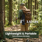 Portable Camping Chairs for Adults, Comfy Folding Camp Chair | 3.5 lbs Lightweight, 10 Seconds Quick Setup, Side Pocket, Storage Bag Easy to Carry for Outdoor Sporting, Holds up to 330 lbs