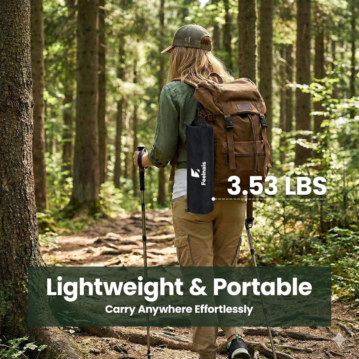 Portable Camping Chairs for Adults, Comfy Folding Camp Chair | 3.5 lbs Lightweight, 10 Seconds Quick Setup, Side Pocket, Storage Bag Easy to Carry for Outdoor Sporting, Holds up to 330 lbs