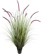 Artificial Plant 47in(1pack) Tall Artificial Grass Plant,Faux Plants Indoor Home Decorative Artificial Plants & Flowers in Pot Fake Plant, House Plant Indoor