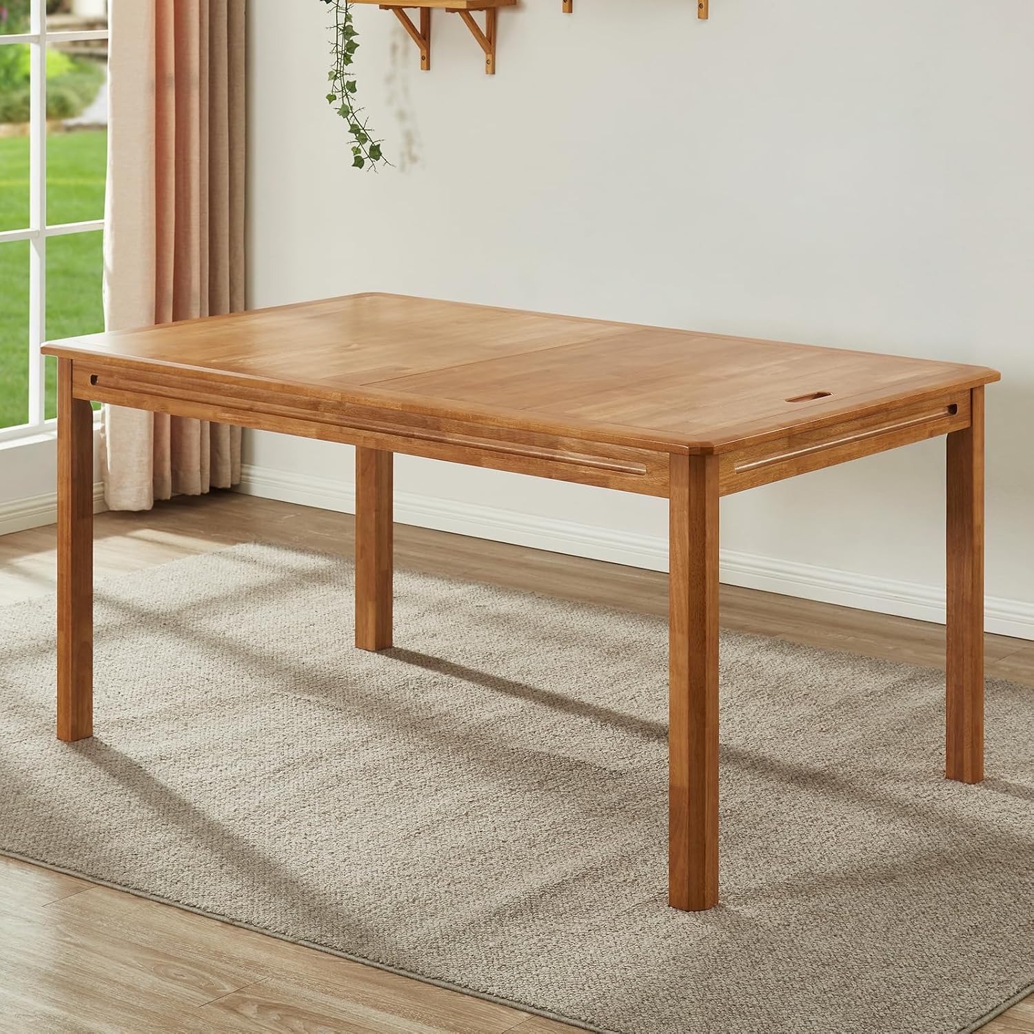 Board Game Table with Removable Table Top, Seats 4 to 6 Players with 57in x 33in Play Area, Includes Play Mat, Detachable Cup Holders and Dice Trays, Minimal Assembly Required