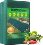 Plant Covers Freeze Protection, 10x50ft Green Frost Blanket for Winter, 1.23 oz/yd² Fabric, Premium Frost Protection Cover, Breathable Garden Row Covers for Outdoor Plants