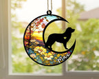 Personalized Dog Memorial, Custom Name Nova Scotia Retriever Dog Christmas Ornament with Name, Custom Breeds, Pet Loss Light Catcher, Gifts for Lovers Loss of Pet Sympathy on Mothers Day Christmas