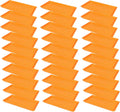 SUNPACK 10" x 20" Heavy Duty Shallow Plastic Seed Starting Tray, Orange, 1" (Pack of 30) - No Drainage Holes, Perfect for Greenhouses or Indoor Gardening