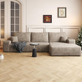 AUGOP 108" Sectional Couches for Living Room Modern Modular Sofa with L-Shape Couchs Upholstered Couch Deep Seat Sectional Couch with Chaise