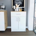 Pantry Cabinet,One Drawer,One Double Door Cabinet with Two Shelves,for Kitchen,Dining Room