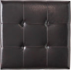 Christopher Knight Home Carlsbad Bonded Leather Storage Ottoman, Espresso