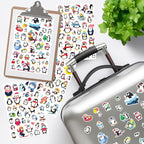 Cute Penguin Stickers 720 Counts Waterproof Cartoon Penguin Animal Decal Sticker Party Gifts Goodie Bags Decor Reward Birthday Party Favors Water Bottle Laptop Adhesive Sticker Invitation Decor