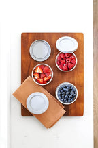 8-Piece Glass Food Storage Containers Set (4 Containers + 4 BPA-Free Lids) | 7-Ounce, Leakproof | Microwave, Freezer, Oven & Dishwasher Safe | Ideal for Meal Prep & Pantry Organization