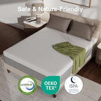 Novilla 14 Inch Full Mattress, Gel Full Size Memory Foam Mattress in a Box with Comfort Foam for Contour Support & Motion Isolation & Edge Support, CertiPUR-US Certified