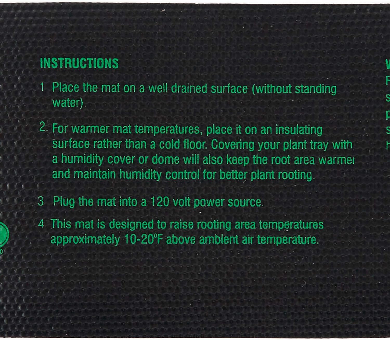 JUMP START Heat Mat, 3" x 20" Inches MT10004 Waterproof Durable, 7.3 Watt UL Certified Seedling, 3"x20", 7.3W
