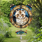 Scottish Cat Wind Spinner, Scottish Cat Wind Spinner Hanging for Yard and Garden