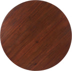 SAFAVIEH Home Collection - Sergio Rustic Cafe Brown Round Dining Table, Traditional Pedestal Design, Seats up to 4 (DTB9215A)