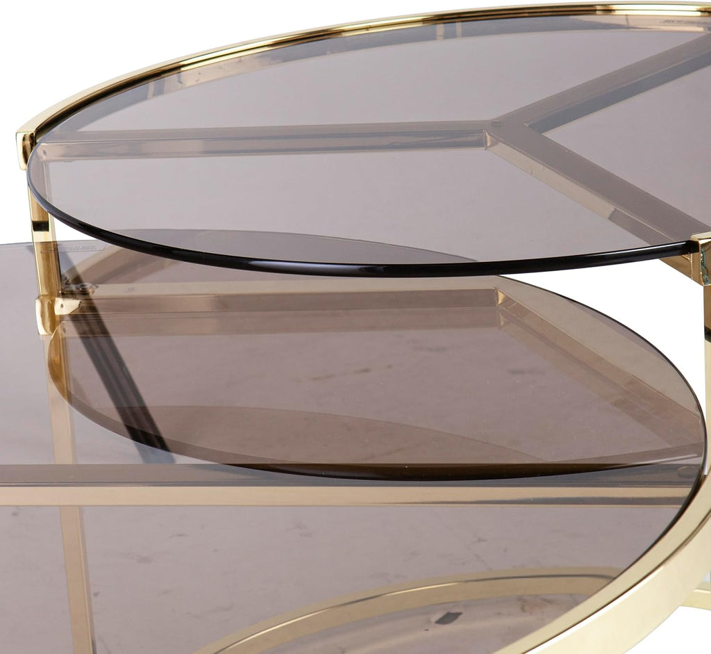 2pc Nesting Cocktail Table Set