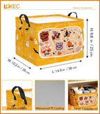 Rectangle Storage Basket,Gift Basket,Room Decor(White Web Halloween)