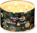 Over 50 Hours Jar Candle - 4-Wick Long-Lasting Scented Candles, 18oz Natural Soy Wax Candle for Home, Candle Gifts for Women & Men, Holiday Cookies