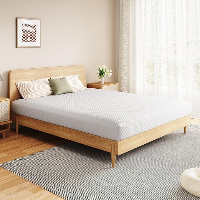 6 Inch Full Size Mattress in a Box,Memory Foam Mattress for Comfort Sleep, Cooling Night Sleep & Pressure Relief, Ships Compressed (6", Full)