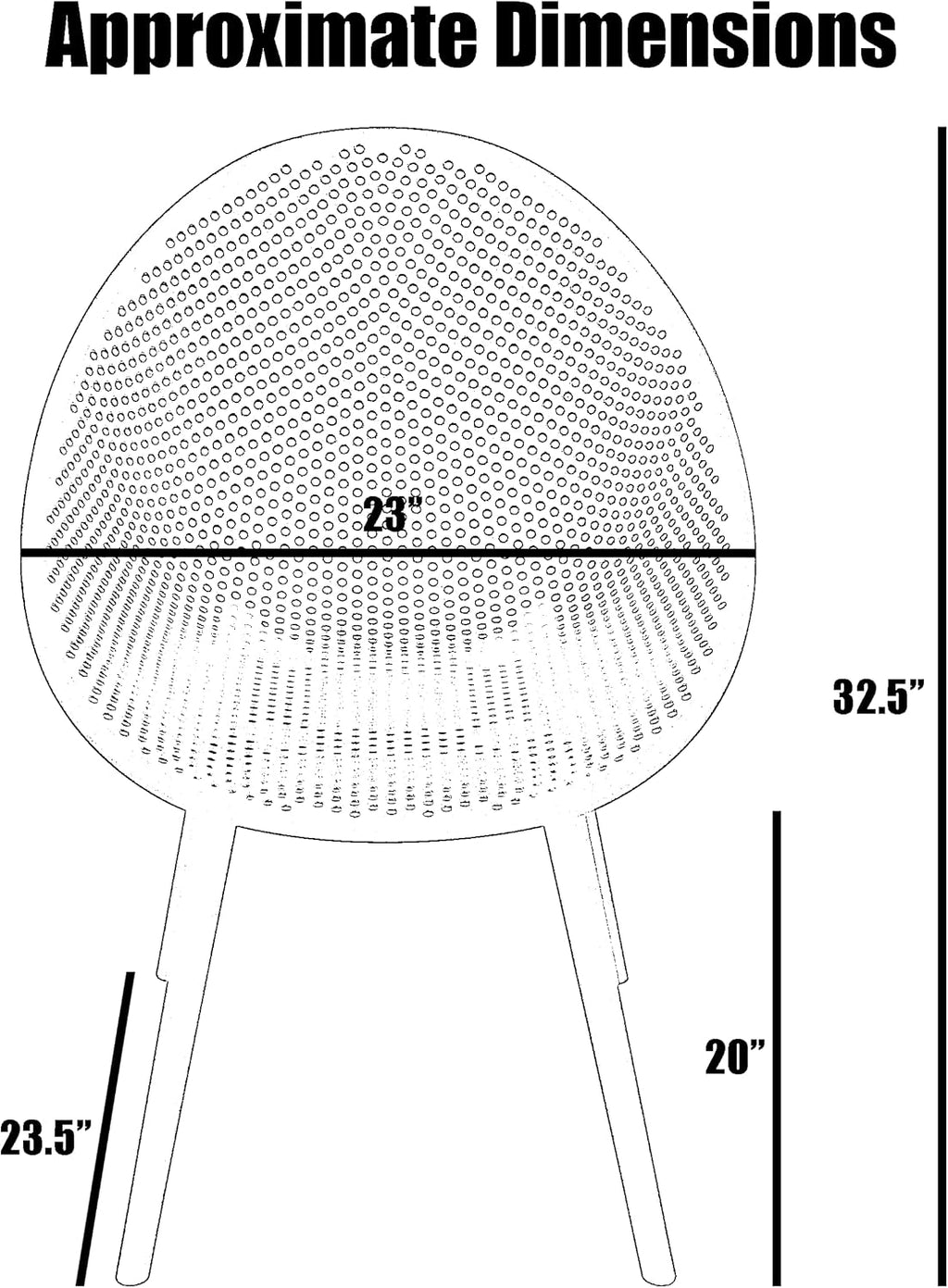 2xhome Modern Patio Dining Chair | Perforated Oval Egg-Shaped Breathable Weather Resistant Lounge Side Chair for Kitchen Indoor or Outdoor Use (Set of 2 Chairs, Green)