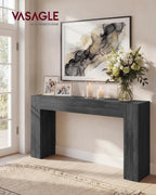 VASAGLE 63 Inches Entryway Table, Thick Tabletop Console Table, Farmhouse