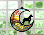 Personalized Dog Memorial, Custom Name Boxer Dog Christmas Ornament with Name, Custom Breeds, Pet Loss Light Catcher, Gifts for Lovers Loss of Pet Sympathy on Mothers Day Christmas