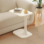 Guyii White End Table Small Side Table for Couch Modern Sofa TableLiving Room Table for Living Room, Bedroom Office