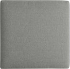 Modway Tahoe Aluminum Ottoman Gray with Weather-Resistant Cushion-Ideal as Outdoor Footstool, Patio or Sunroom Furniture