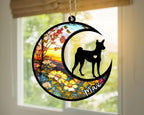 Personalized Dog Memorial, Custom Name Basenji Dog Christmas Ornament with Name, Custom Breeds, Pet Loss Light Catcher, Gifts for Lovers Loss of Pet Sympathy on Mothers Day Christmas