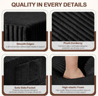 Loveseat Couch Folding Sofa Bed, Foldable Floor Futon Sleeper Couch Bed - Convertible Sofa Bed, Corduroy Pull Out Sofa Bed with 2 Pillows for Living Room & Bedroom