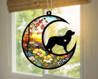 Personalized Dog Memorial, Custom Name Nova Scotia Retriever Dog Christmas Ornament with Name, Custom Breeds, Pet Loss Light Catcher, Gifts for Lovers Loss of Pet Sympathy on Mothers Day Christmas
