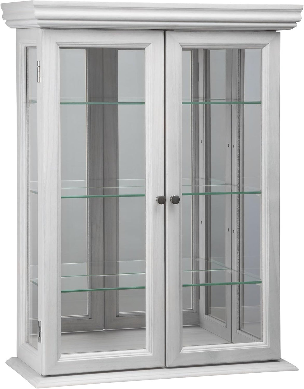 Design Toscano Country Tuscan Wall Curio Display and Storage Cabinet, 20 Inches Wide, 7 Inches Deep, 26 Inches High, Lily White