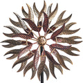 Large Outdoor Metal Wind Spinner,Two-Way Wind Sculptures,360 Degrees Kinetic Wind Spinners Yard Art Decor for Patio, Lawn & Garden 63 * 13.4 Inches