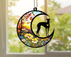 Personalized Dog Memorial, Custom Name Italian Greyhound Dog Christmas Ornament with Name, Custom Breeds, Pet Loss Light Catcher, Gifts for Lovers Loss of Pet Sympathy on Mothers Day Christmas