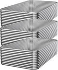 3 PCS Tall Galvanized Raised Garden Bed Outdoor, Metal Garden Bed for Vegetables, Above Ground Garden Box for Flower, Steel Raised Beds for Gardening - 4x2ft