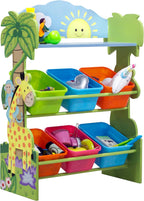 Fantasy Fields - Toy Furniture -Sunny Safari Toy Organizer with Storage Bins
