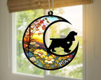 Personalized Dog Memorial, Custom Name Cocker Spaniel Dog Christmas Ornament with Name, Custom Breeds, Pet Loss Light Catcher, Gifts for Lovers Loss of Pet Sympathy on Mothers Day Christmas