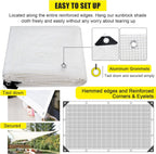 Clear Greenhouse Heavy Duty tarp 14 Mil Clear Waterproof Cover,UV Resistant Poly Tarp with Grommets 30x40ft Superior Strength,for Gardening, Farming, Nursery, Garden