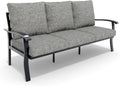 HOMREST Outdoor Couch Aluminum Patio Furniture Sofa, 3-Seat All-Weather Metal Outdoor Patio Furniture with Cushions, Grey