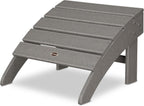 POLYWOOD® Palm Coast Ottoman, Slate Grey